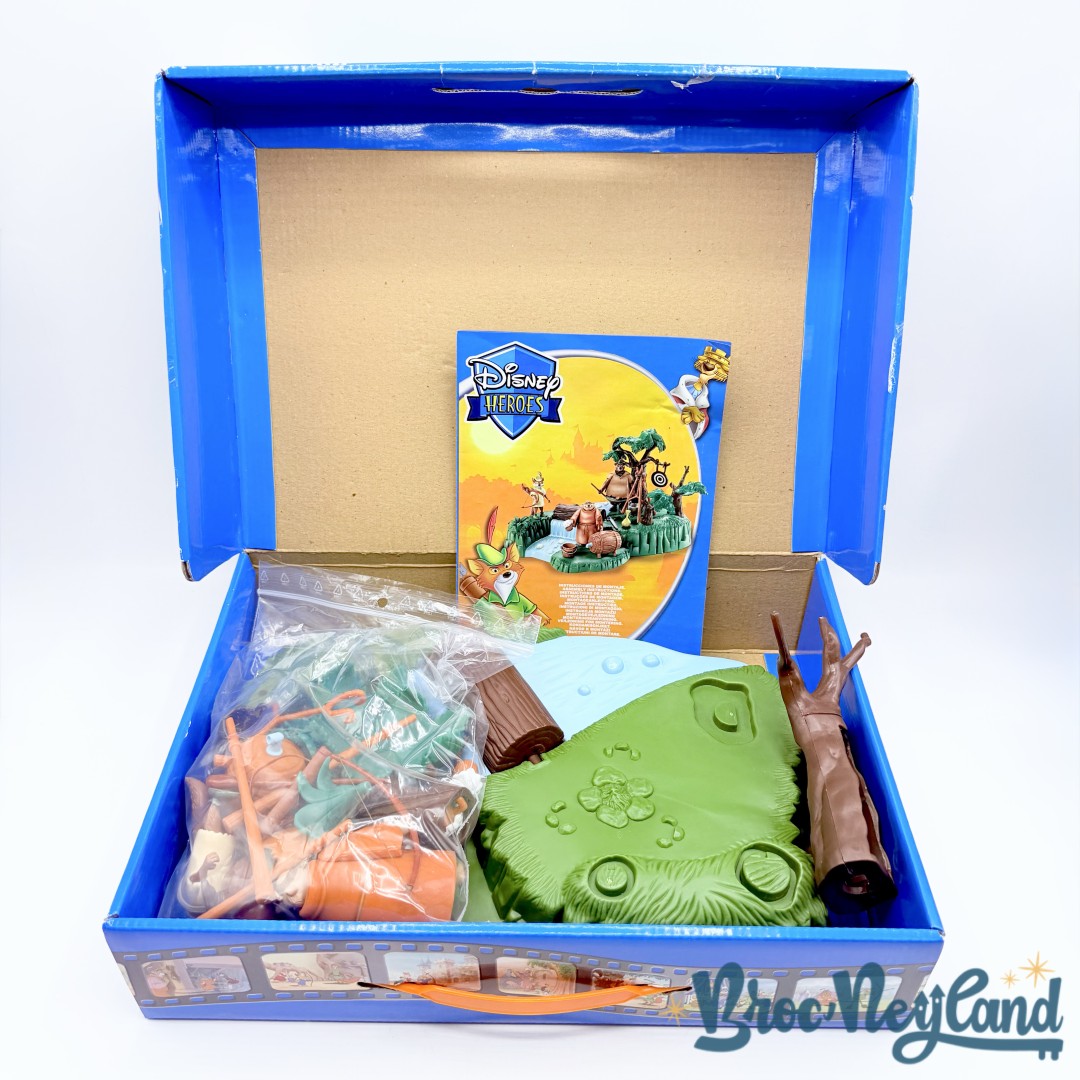 Jouet-Figurines-Campement-Robin-des-Bois-disney-Heroes-Famosa-vintage-ensemble-de-jeu-playset (4)
