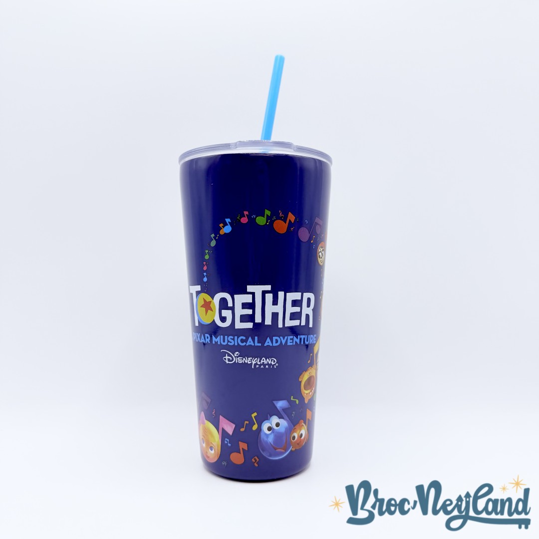 Gobelet-paille-Together-Pixar-Musical-Adventure-Disneyland-Paris-Disney-verre-métal-bleu (4)