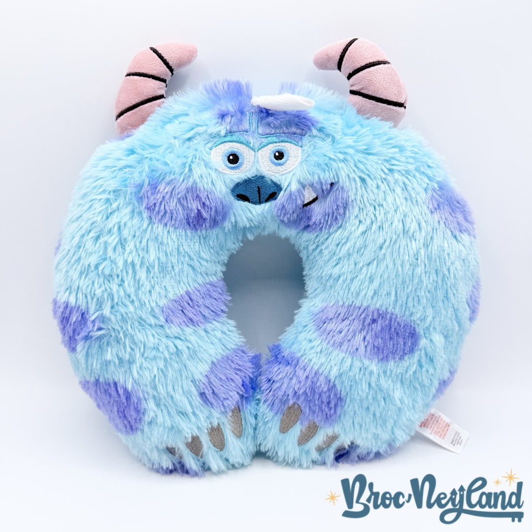 Tour-de-cou-Sulli-Disney-Primark-Monstres-et-Cie-coussin-voyage-bleu-tête (2)