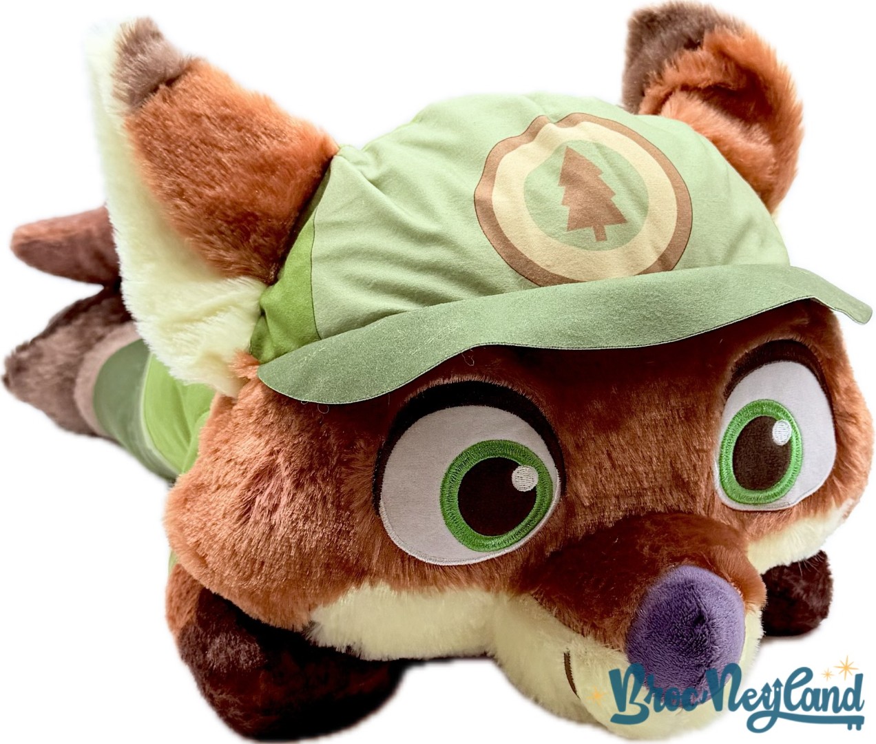Peluche-Nick-Wilde-XXL-Zootopie-2-Disney-SEGA-Japon-vert-dort-couché-65-cm (3)