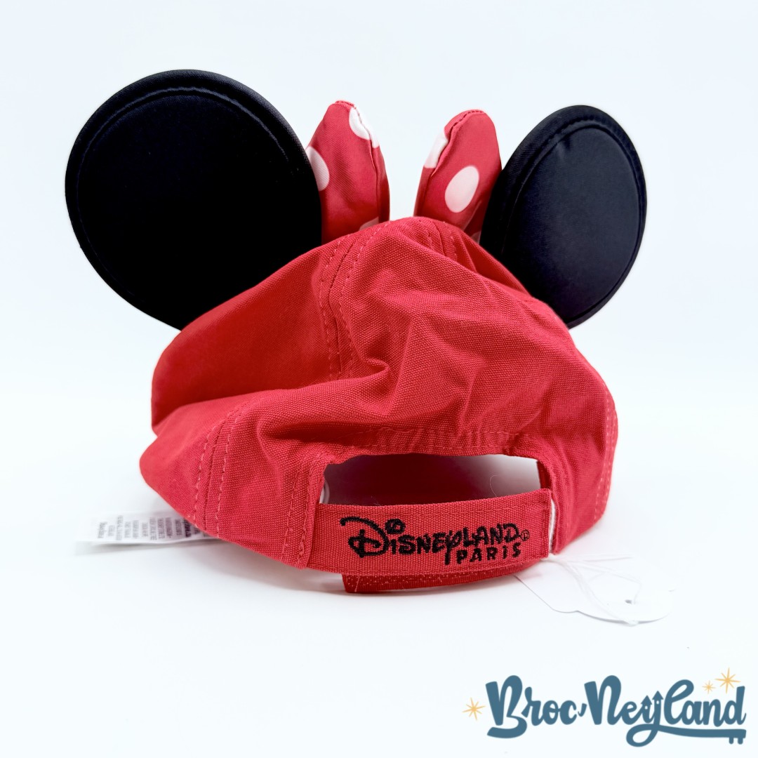 Casquette-Minnie-Mouse-Disneyland-Paris-Disney-chapeau-noir-rouge (2)