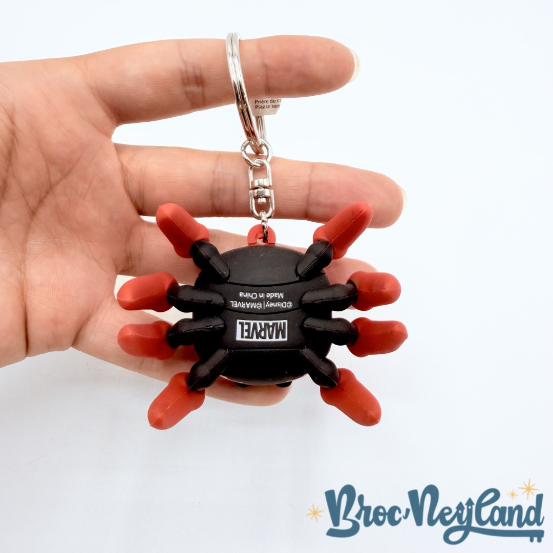 Porte-clés-Spider-Bot-WEB-Marvel-Disneyland-Disney-Attraction-Spider-Man-figurine-plastique-araignée (2)