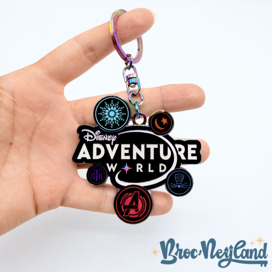 Porte-clés-Disney-Adventure-World-Disneyland-métal-logo (1)