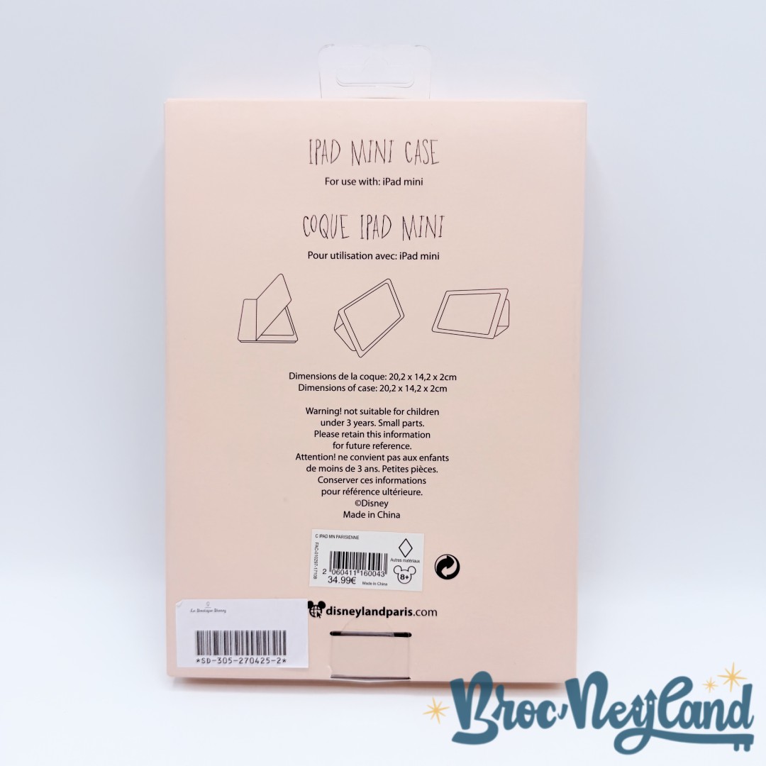 Coque-Ipad-Mini-Minnie-Parisienne-Disneyland-Paris-Collection-2017-Disney-fleurs-rose-blanc (2)