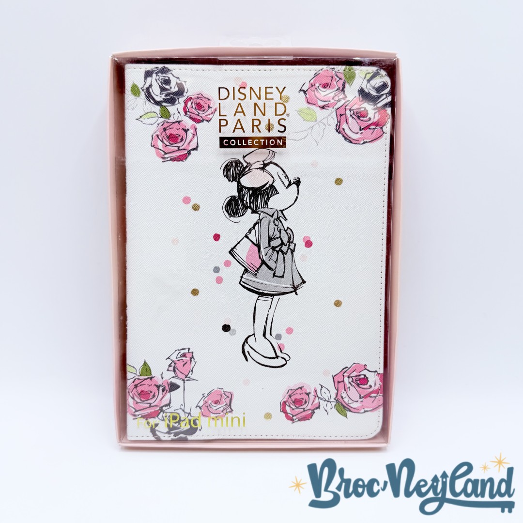 Coque-Ipad-Mini-Minnie-Parisienne-Disneyland-Paris-Collection-2017-Disney-fleurs-rose-blanc (1)
