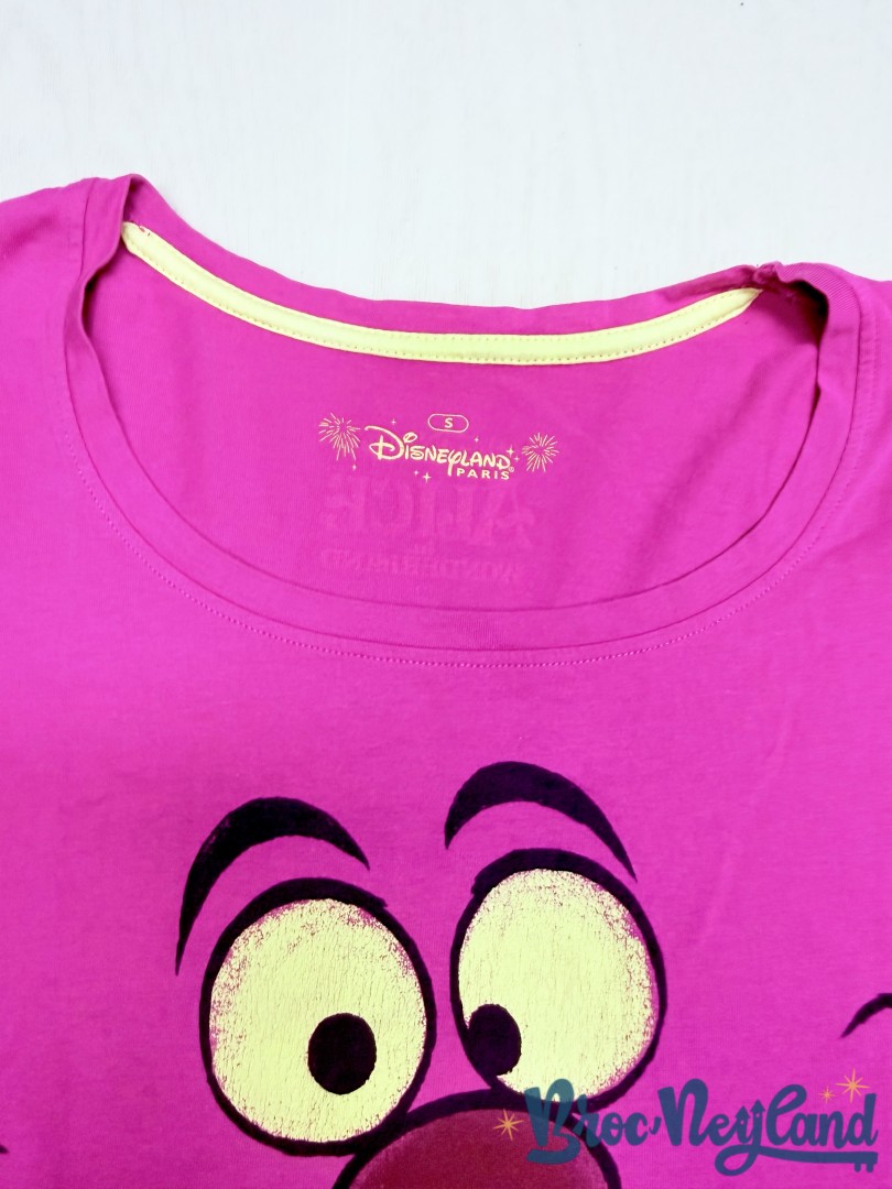 Tee-shirt-Chat-Cheshire-Alice-au-pays-des-Merveilles-Disneyland-Paris-Disney-taille-S-rose (2)