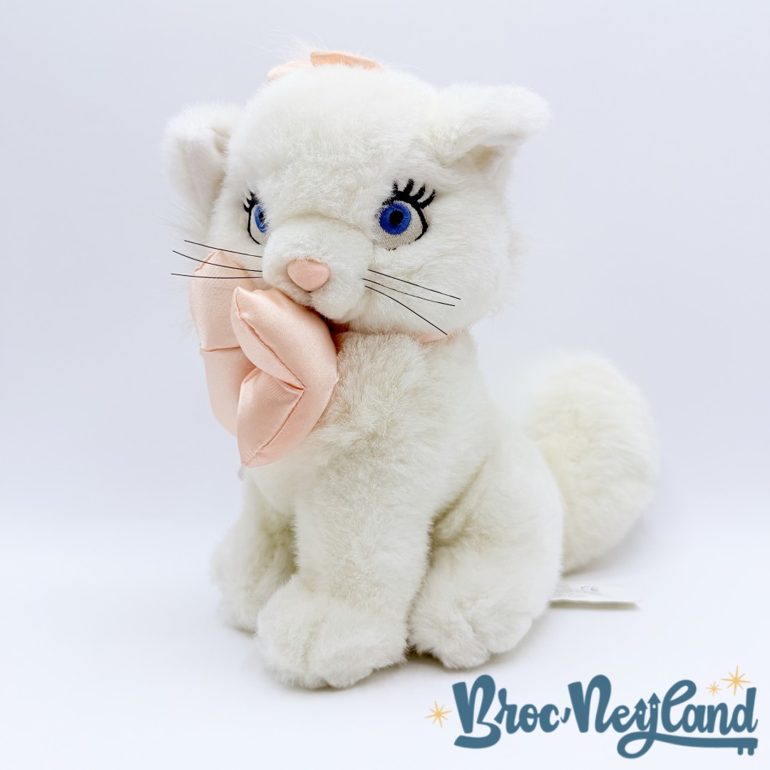 Peluche-Marie-Les-Aristochats-Disney-Store-vintage-chat-blanc-22-cm (2)