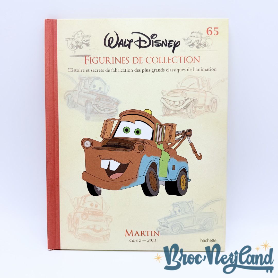 Livre-Figurines-de-collection-Martin-Disney-Hachette-65-Encyclopédie-résine-Cars-2 (1)