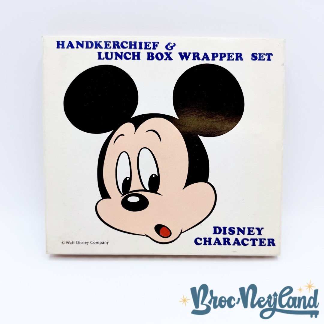 Coffret-Torchon-et-Serviettes-Mickey-Mouse-Disney-Sankei-Japon-vintage-Handkerchief-Lunch-Box-Wrapper-Set (1)