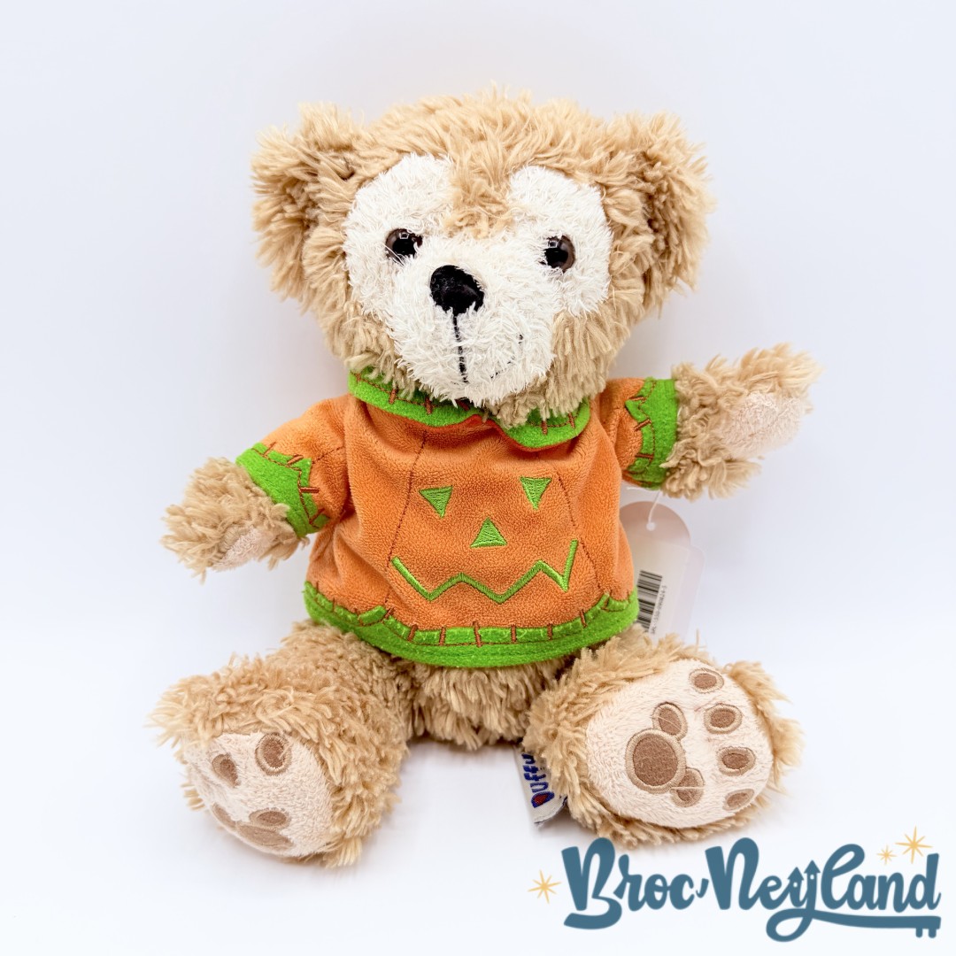 Peluche-Duffy-halloween-The-Disney-Bear-Disney-Parks-ours -citrouille-orange-28-cm (2)