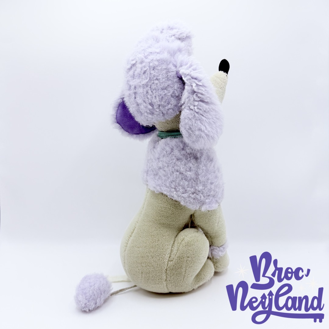 Peluche-Georgette-Oliver-et-Compagnie-Walt-Disney-1989-chien-violet-37-cm (7)