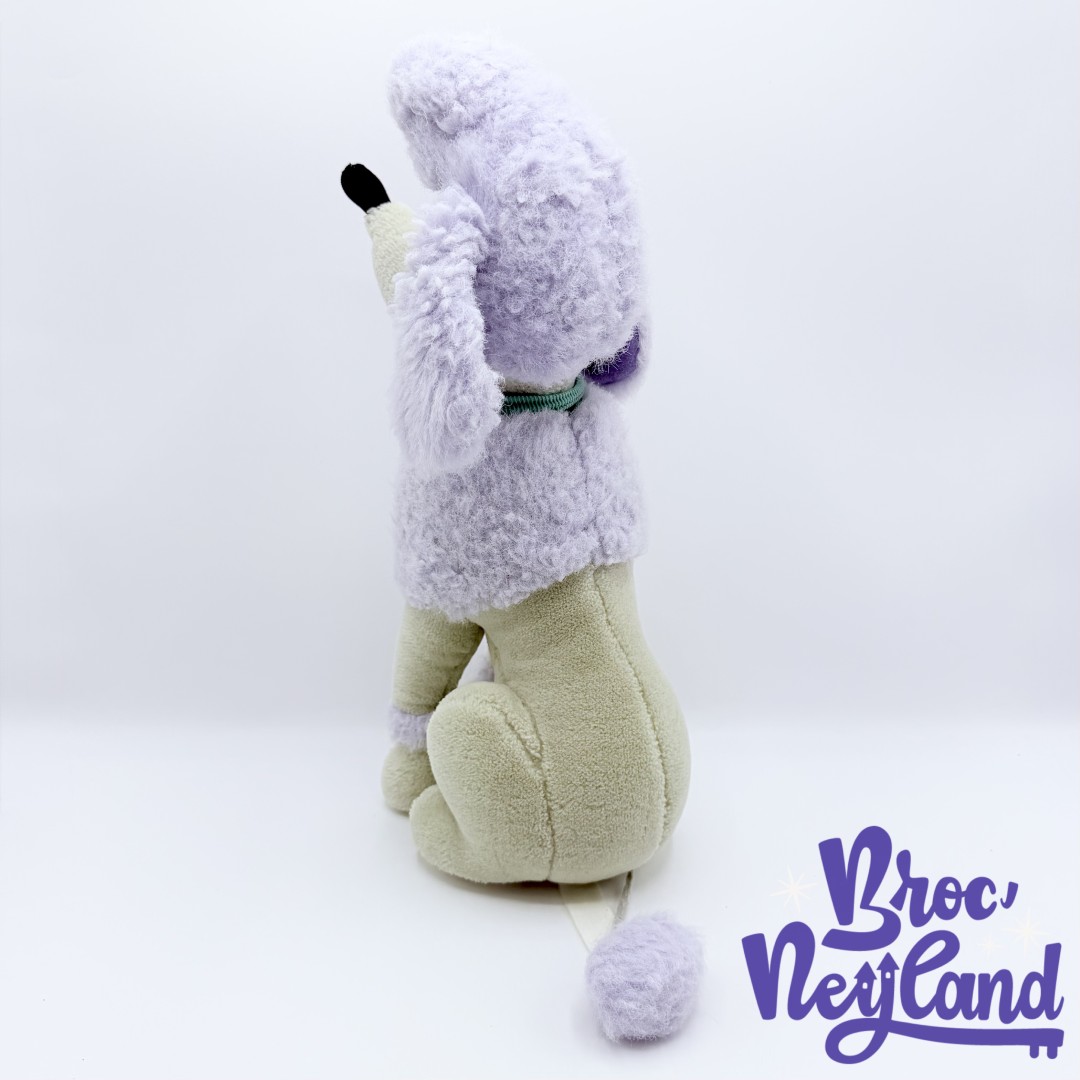 Peluche-Georgette-Oliver-et-Compagnie-Walt-Disney-1989-chien-violet-37-cm (2)