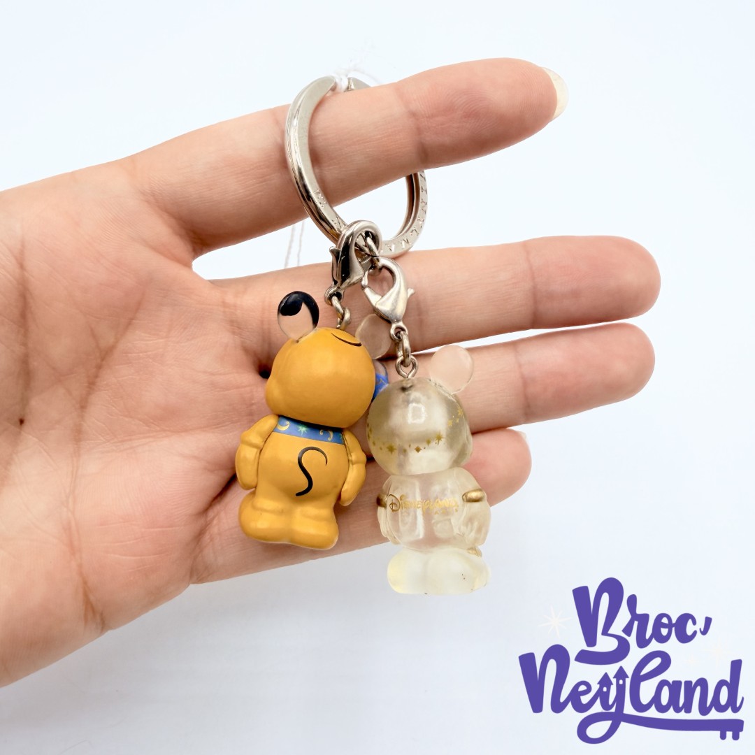 Porte-clés-Vinylmation-Jr-Mickey-Mouse-Pluto-20ème-anniversaire-Disneyland-Paris-20-ans-Disney-figurine-détachable (2)