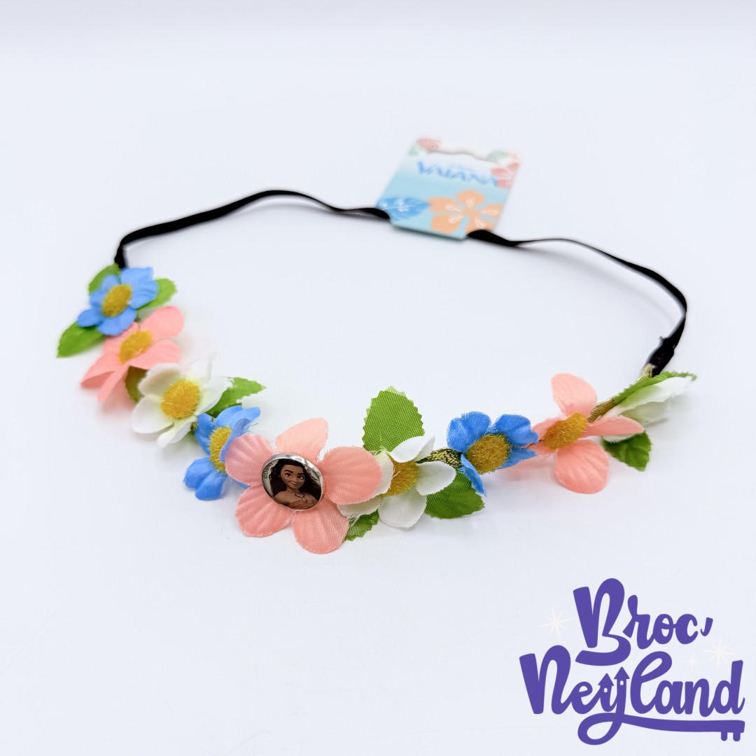 Bandeau-tête-Vaiana-Disneyland-Paris-2017-Disney-fleurs-accessoire-cheveux-élastique (3)