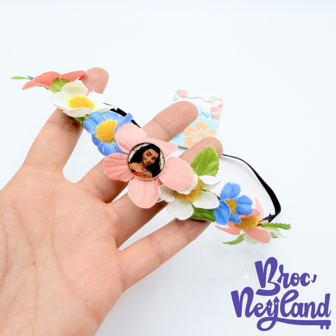 Bandeau-tête-Vaiana-Disneyland-Paris-2017-Disney-fleurs-accessoire-cheveux-élastique (2)
