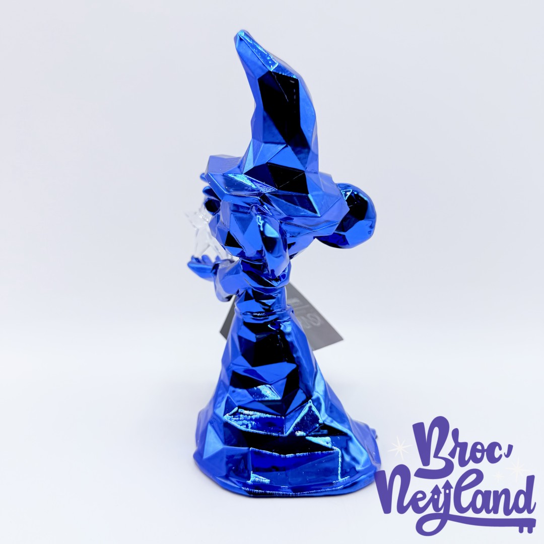 Figurine-Mickey-Apprenti-Sorcier-Richard-Orlinski-25ème-Anniversaire-Disneyland-Paris-Disney-statut-collection-bleu (4)