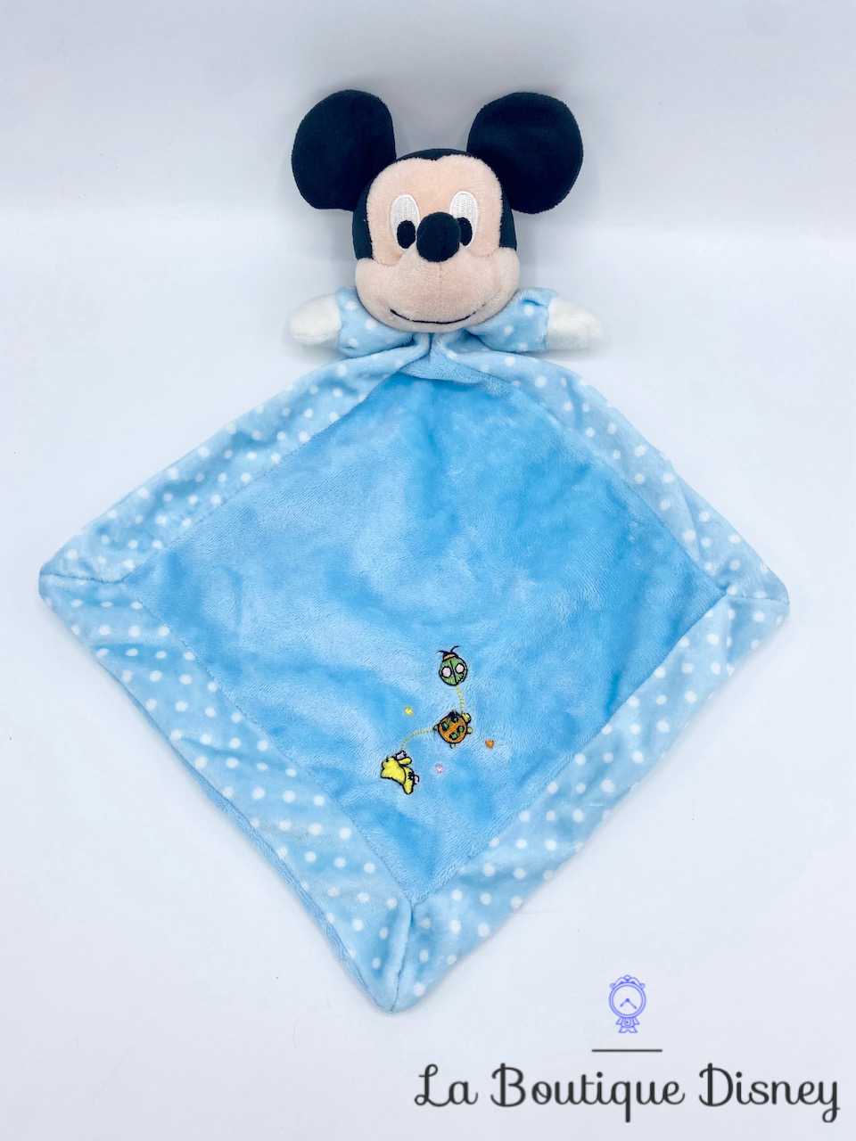 Peluche Doudou Mickey Mouse Disney bleu carré - Peluches/Doudous - La  Boutique Disney