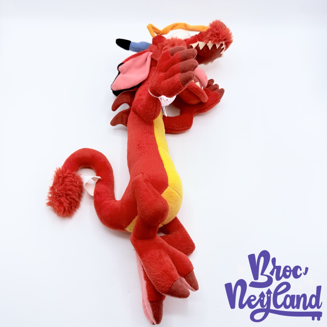 Peluche-Mushu-dragon-rouge-Mulan-Disneyland-Paris-Disney-40-cm (3)
