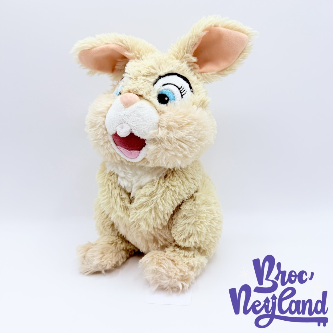 Peluche-Miss-Bunny-Disneyland-Paris-Disney-Bambi-lapin-crème-poils-longs-26-cm (2)