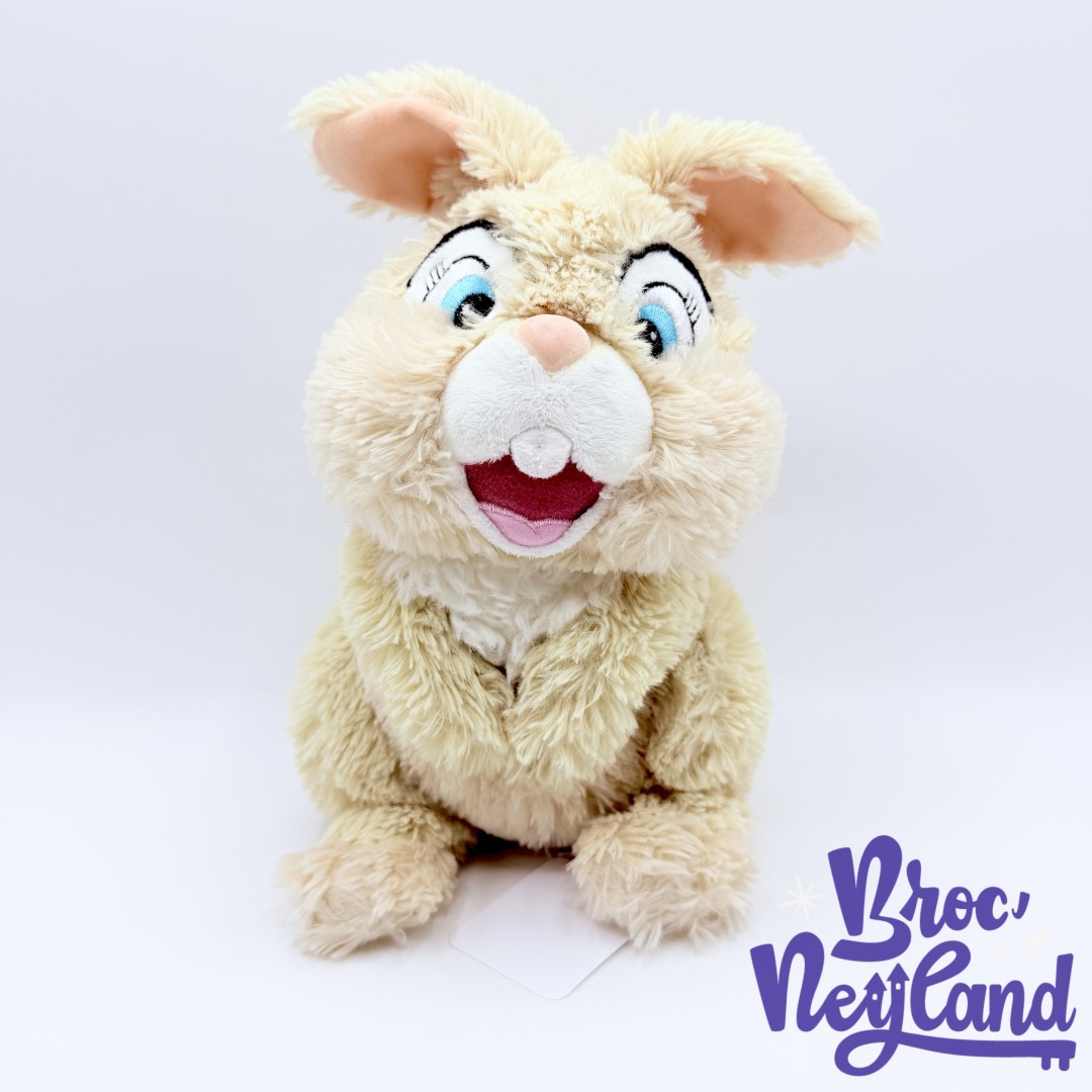 Peluche-Miss-Bunny-Disneyland-Paris-Disney-Bambi-lapin-crème-poils-longs-26-cm (5)