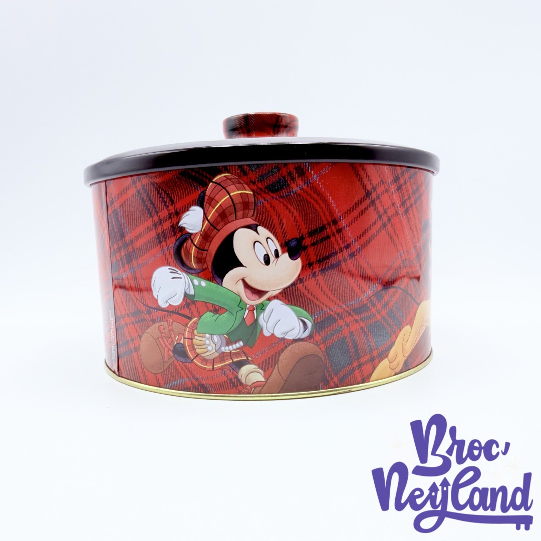 Boite-métal-Mickey-et-ses-amis-Ecosse-Disneyland-Paris-2018-Disney-rouge-gâteaux-biscuits (3)