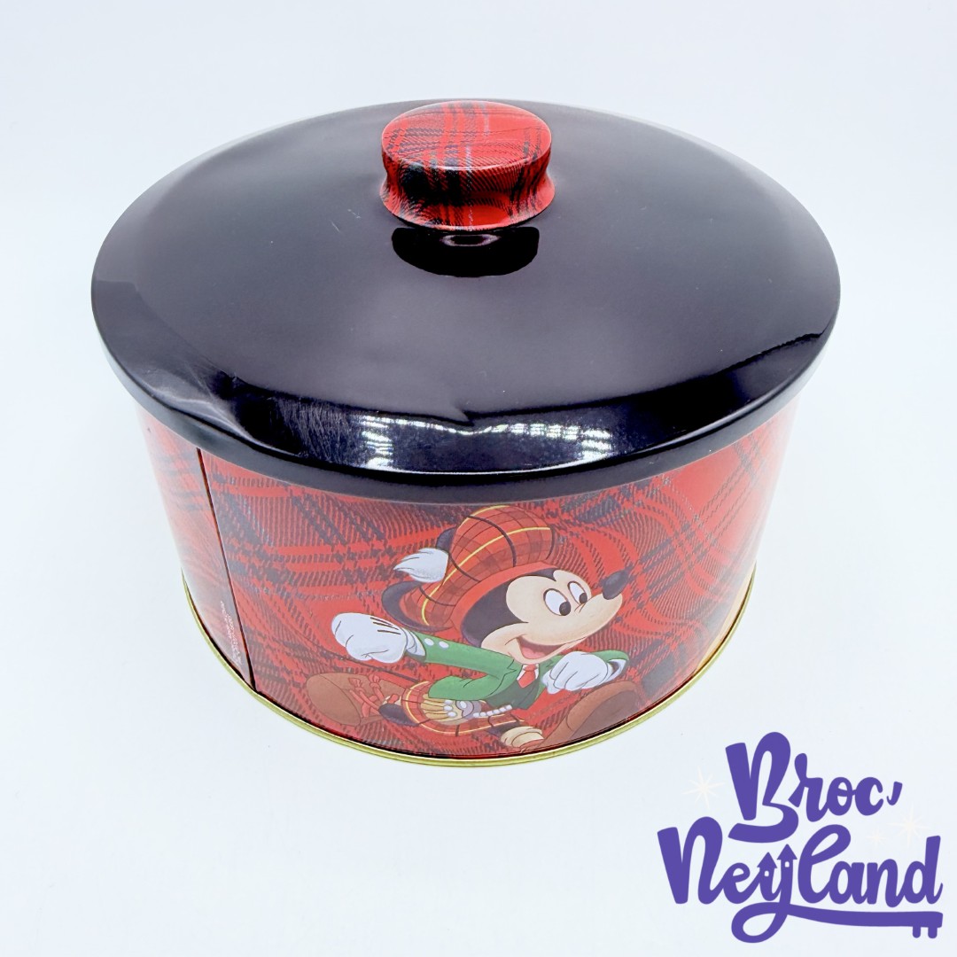 Boite-métal-Mickey-et-ses-amis-Ecosse-Disneyland-Paris-2018-Disney-rouge-gâteaux-biscuits (5)