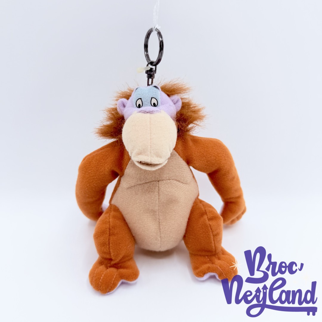 Porte-clés-Roi-Louie-Le-Livre-de-la-Jungle-Disney-peluche-singe-orange-16-cm (2)