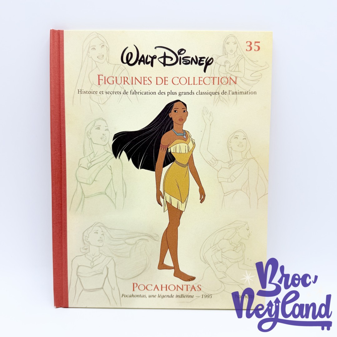 Livre-Figurines-de-collection-Pocahontas-Disney-Hachette-35-Encyclopédie-résine (3)