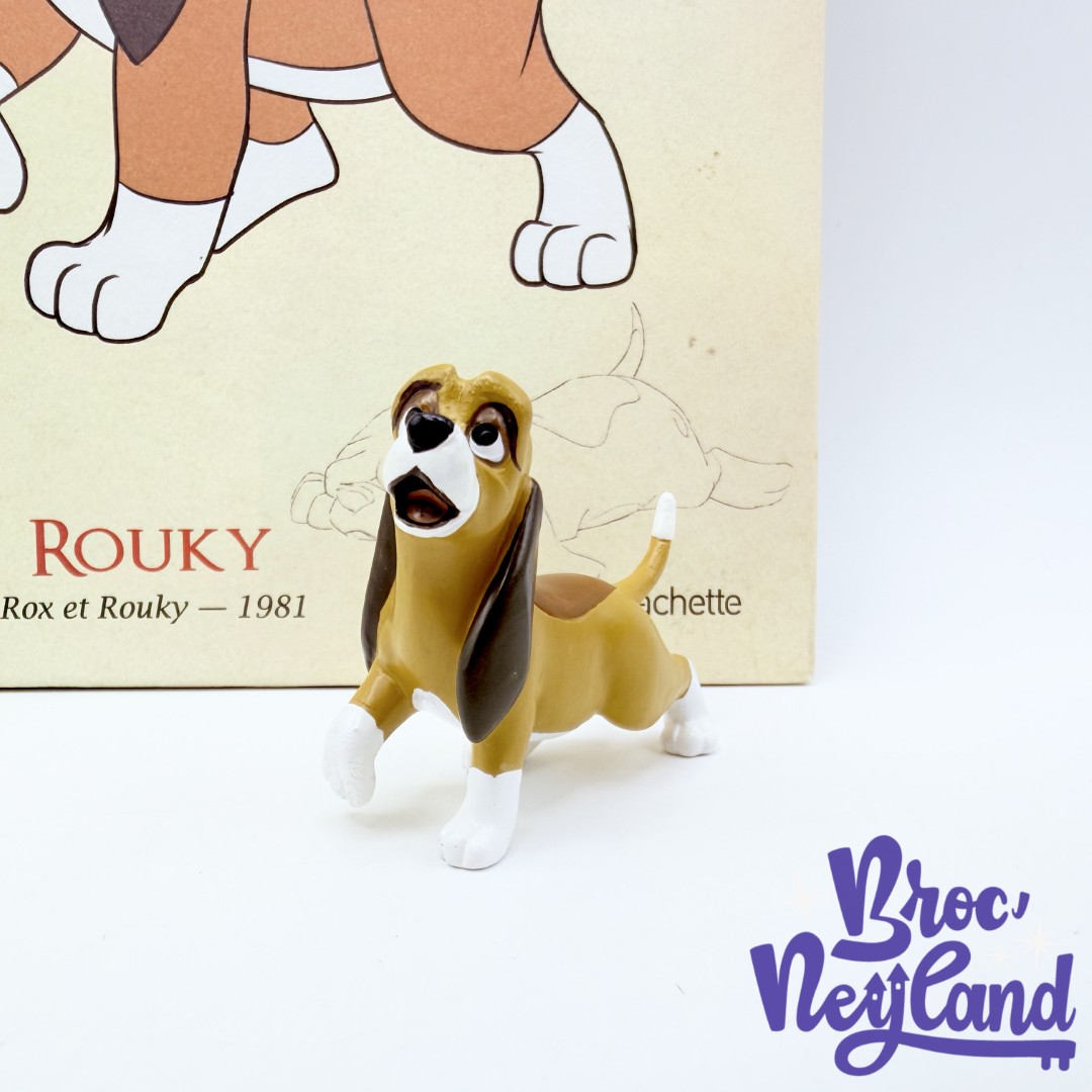Livre-Figurines-de-collection-Rouky-Disney-Hachette-37-Encyclopédie-résine-Rox-et-Rouky (2)