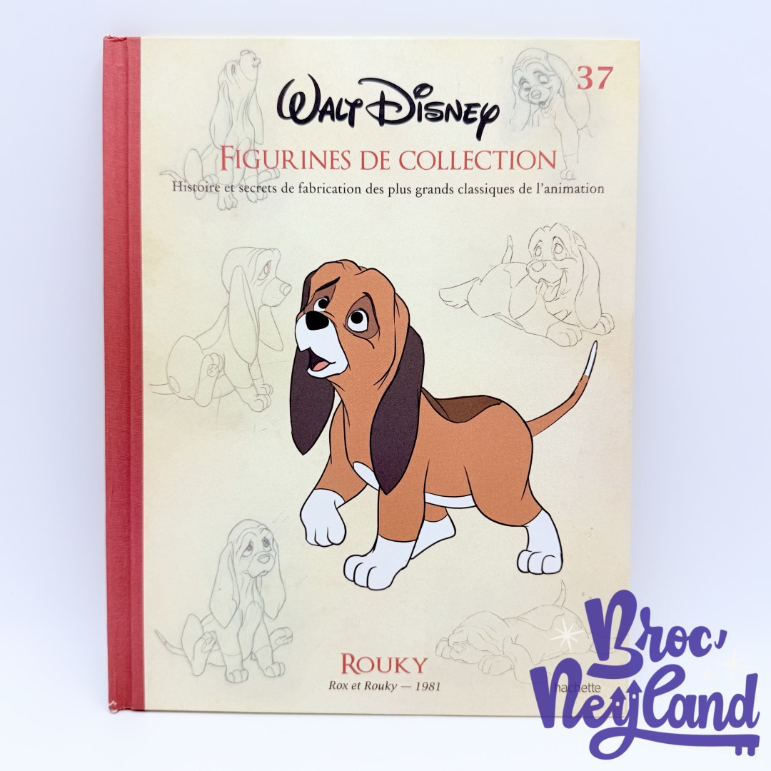 Livre-Figurines-de-collection-Rouky-Disney-Hachette-37-Encyclopédie-résine-Rox-et-Rouky (5)