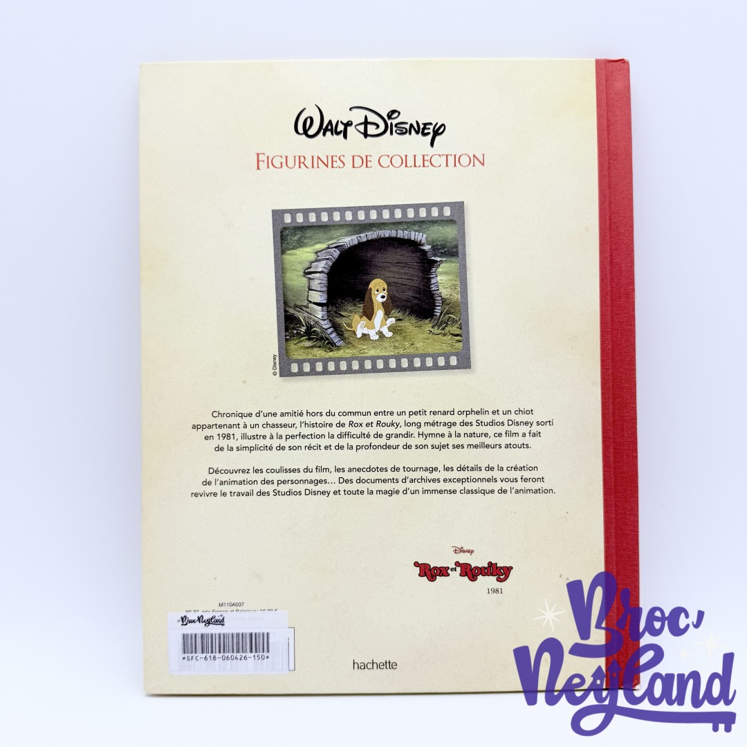Livre-Figurines-de-collection-Rouky-Disney-Hachette-37-Encyclopédie-résine-Rox-et-Rouky (4)