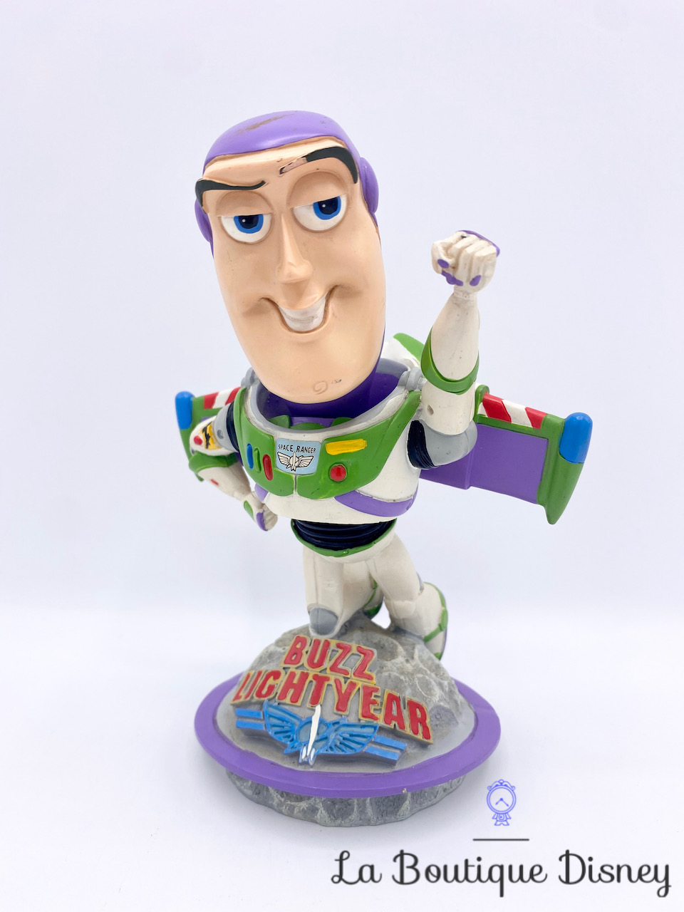 Figurine résine Buzz l\'éclair Disney Bobblehead Doll Toy Story Buzz Lightyear 20 cm
