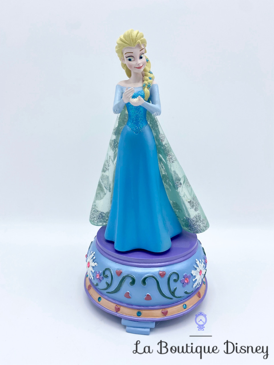 Boite à musique Elsa La reine des neiges Disneyland Paris Disney figurine musicale tourne