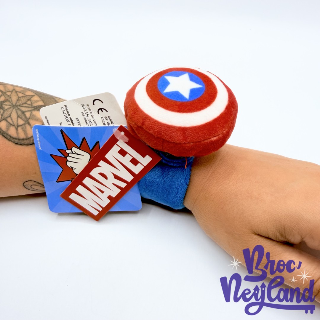 Peluche-Bracelet-Captain-America-Marvel-Disneyland-Paris-2018-Disney-Avengers-à-enrouler-poignet-clap (5)