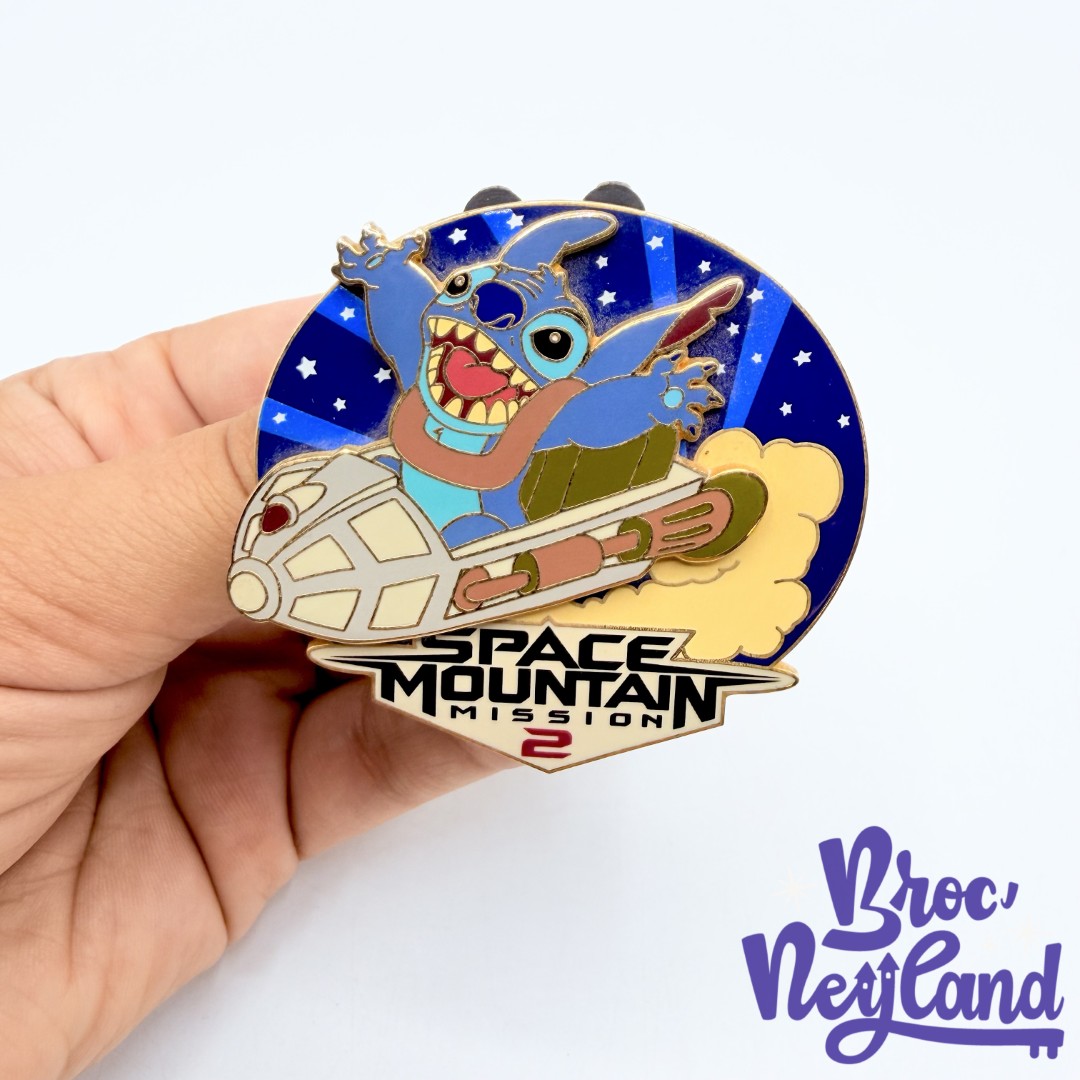 Pin-Stitch-Invasion-8-Édition-limitée-1200-Disneyland-Paris-2006-Space-Mountain-46793 (2)