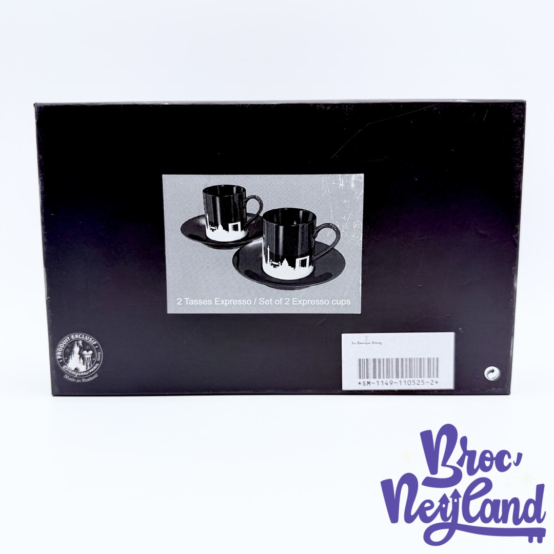 Coffret-Tasses-expresso-Château-Disneyland-Paris-mug-Disney-soucoupes-noir (1)
