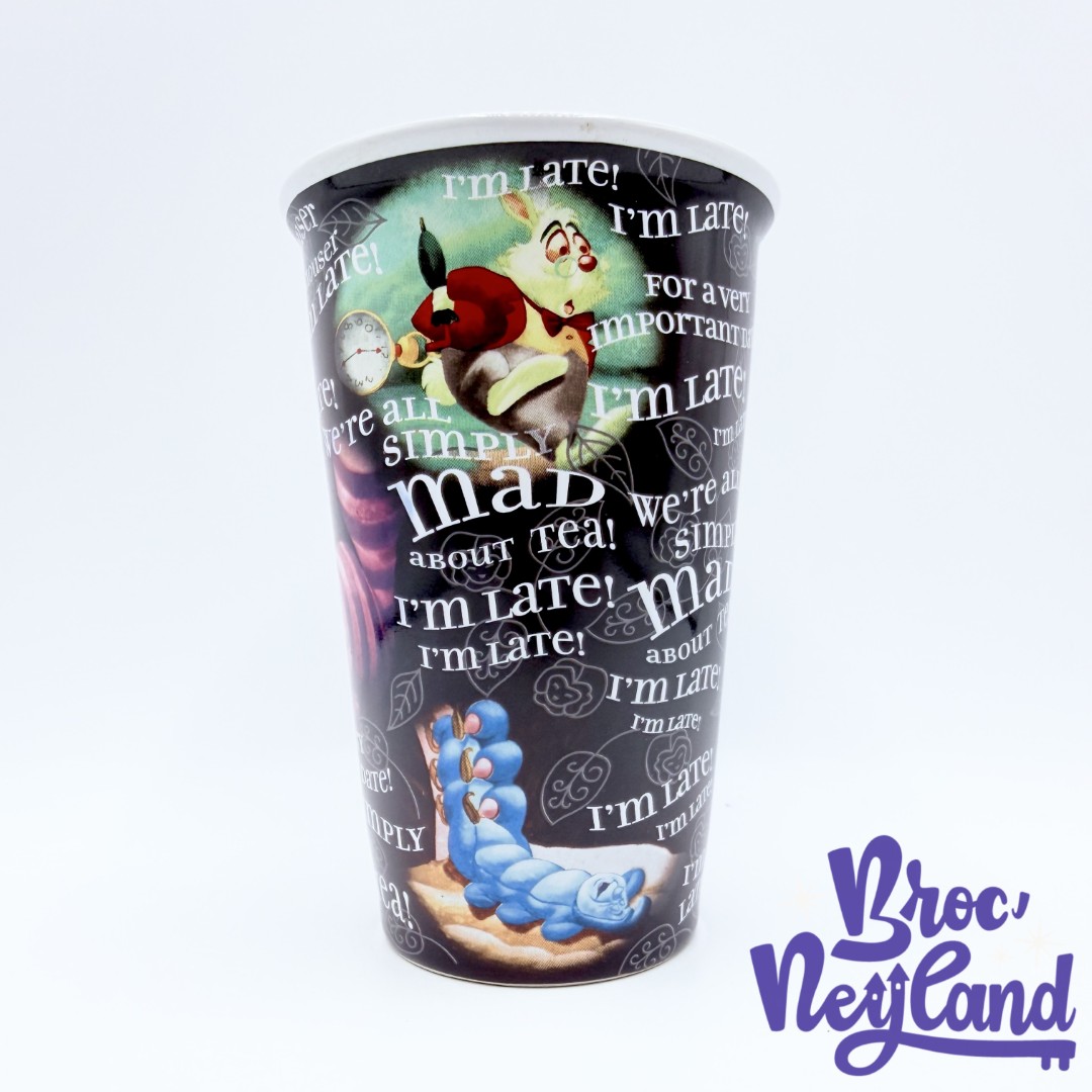 Tasse-Alice-au-Pays-des-Merveilles-Disneyland-Paris-Disney-mug-verre-géant-noir  (2)