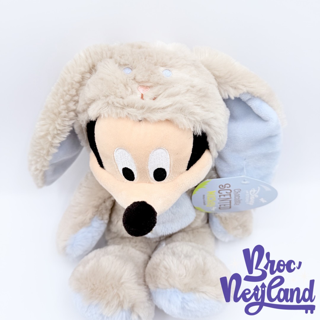 Peluche-Mickey-Mouse-Lapin-Pâques-Disney-Store-2013-Chocolate-Scented-écusson-38-cm (2)