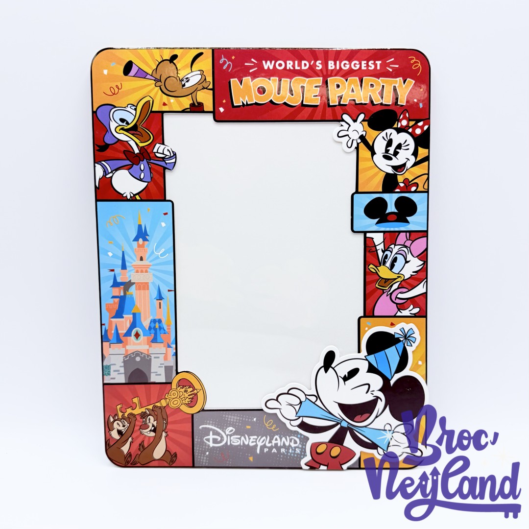 Cadre-photo-Mickey-Mouse-Party-Worlds-Biggest-Disneyland-Paris-2018-Disney-carton (1)