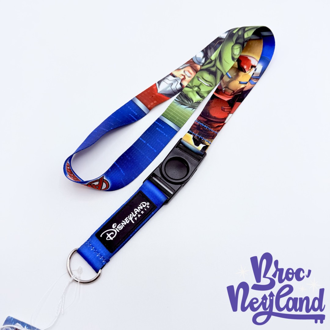 Lanière-Pins-Avengers-Marvel-Disneyland-Paris-2018-Disney-super-héros-cordon-tour-de-cou (2)