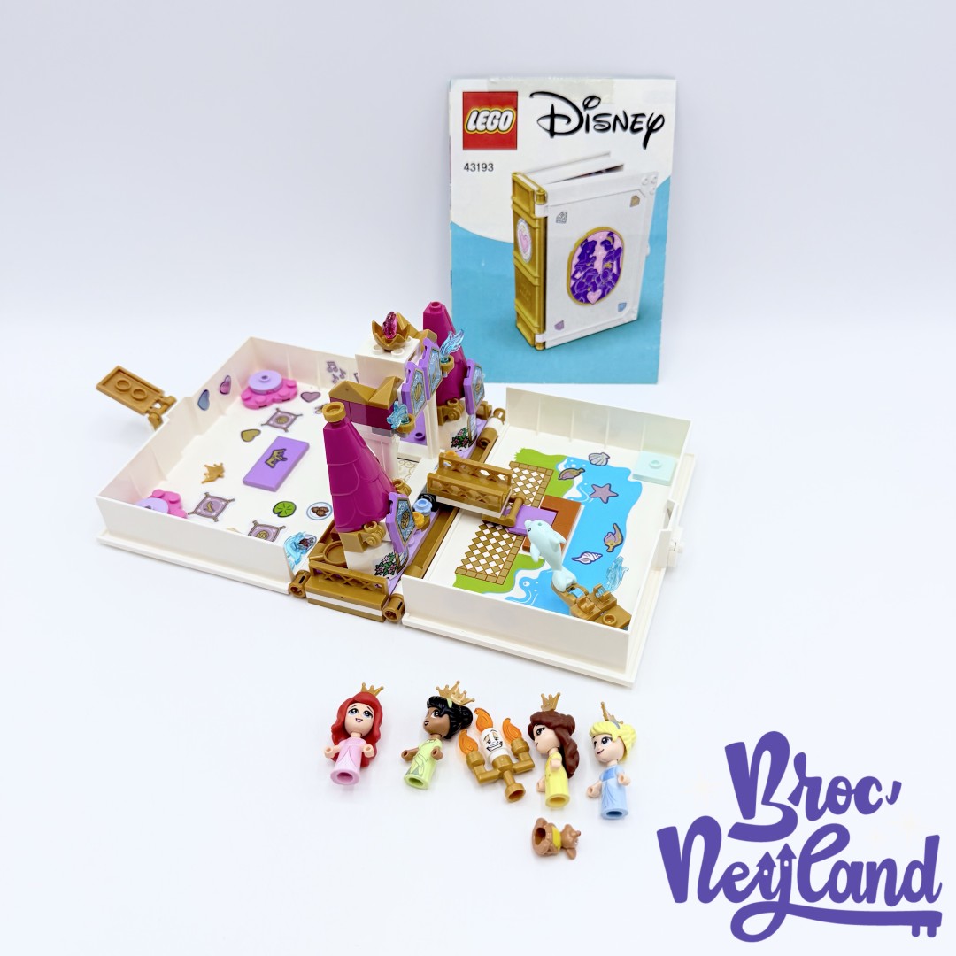 Jouet-LEGO-43193-Les-aventures-Ariel-Belle-Cendrillon-Tiana-dans-un-livre-de-contes-Disney (2)