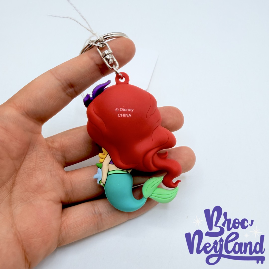 Porte-clés-Ariel-La-Petite-Sirène-Disneyland-Paris-Disney-figurine-plastique-princesse (1)