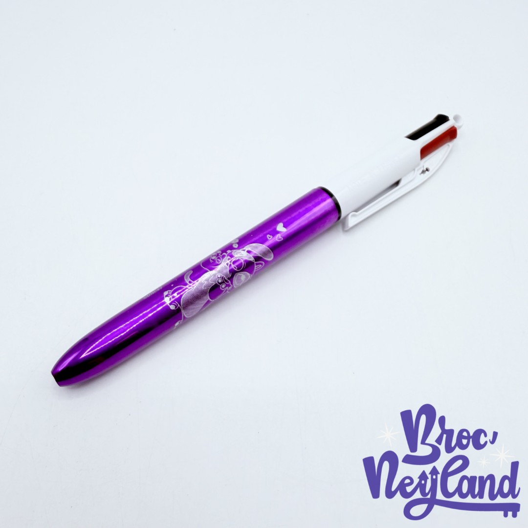 Stylo-BIC-4-Couleurs-Angel-Disneyland-Paris-Disney-Lilo-et-Stitch-violet (3)