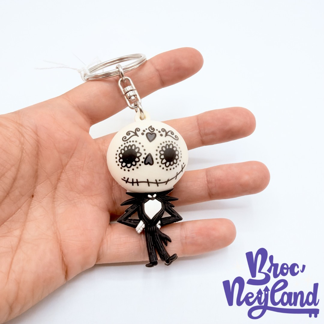 Porte-clés-Jack-Skellington-Fête-des-Morts-étrange-Noël-de-Mr-Jack-Disneyland-Paris-Disney-figurine-plastique (2)