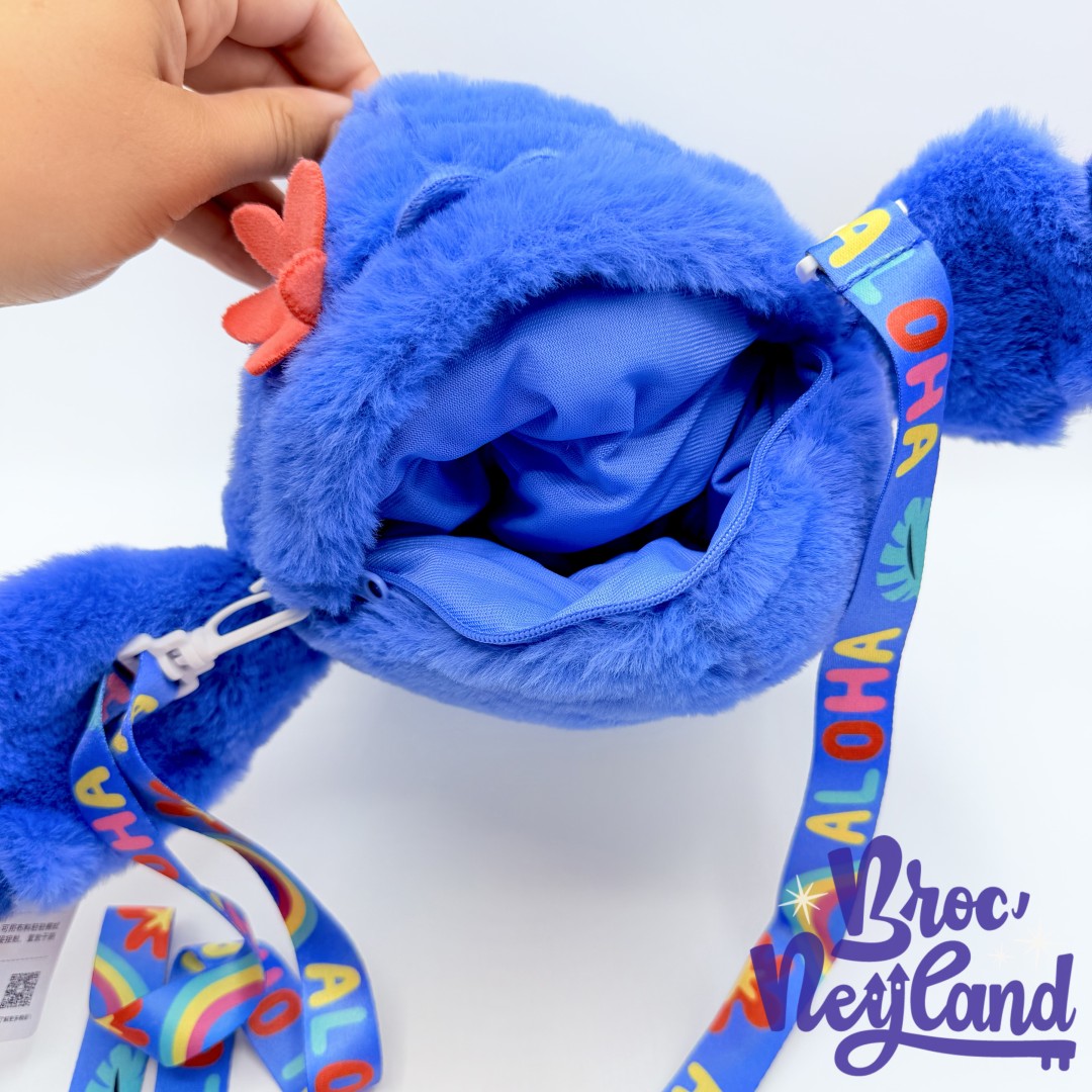 Sac-à-bandoulière-stitch-Guitare-Disney-Pot-de-Miel-peluche-bleu-30-cm (4)