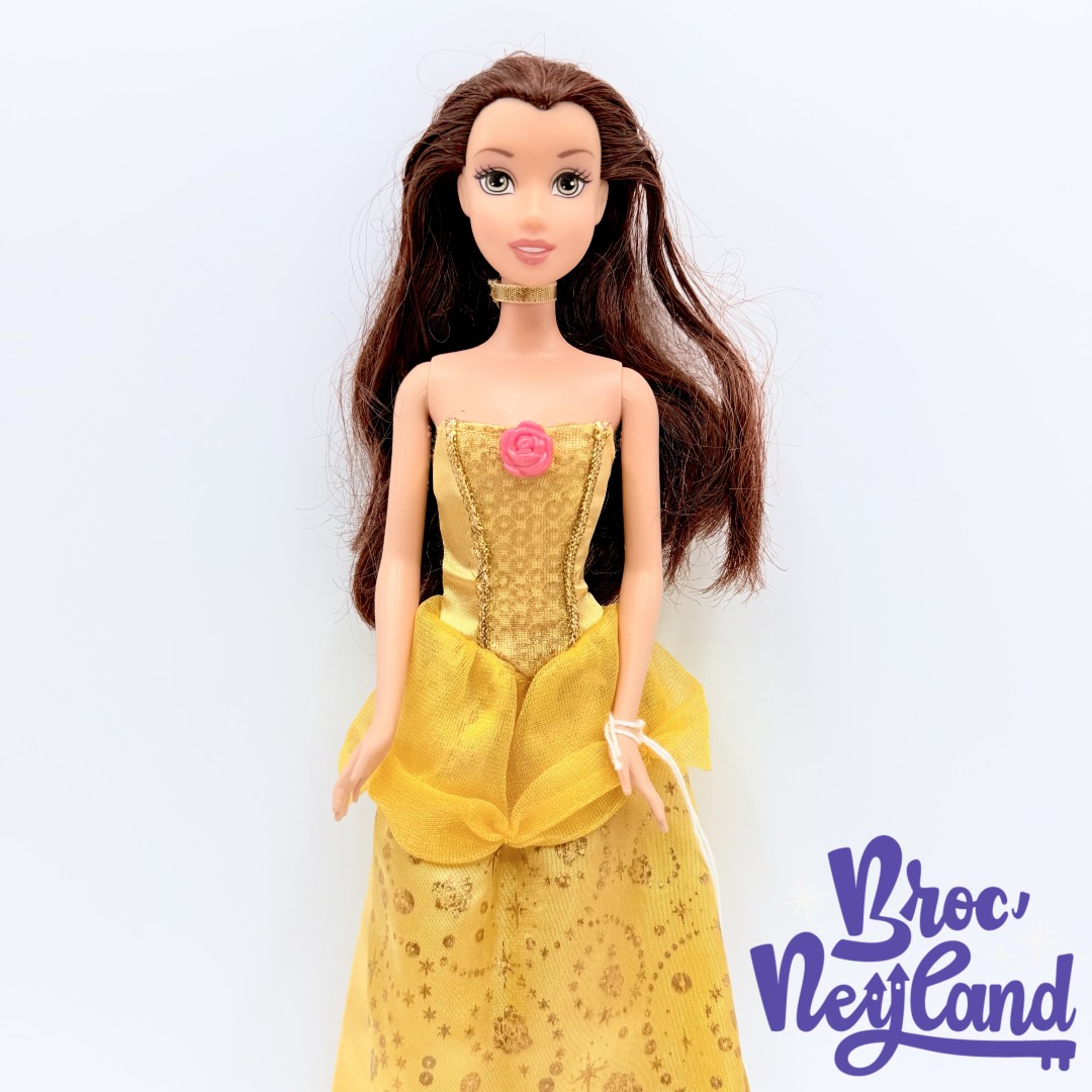 Poupée-Belle-Sparkling-Princess-Disney-Princess-Mattel-2009-La-Belle-et-la-Bête-jaune-28-cm (4)
