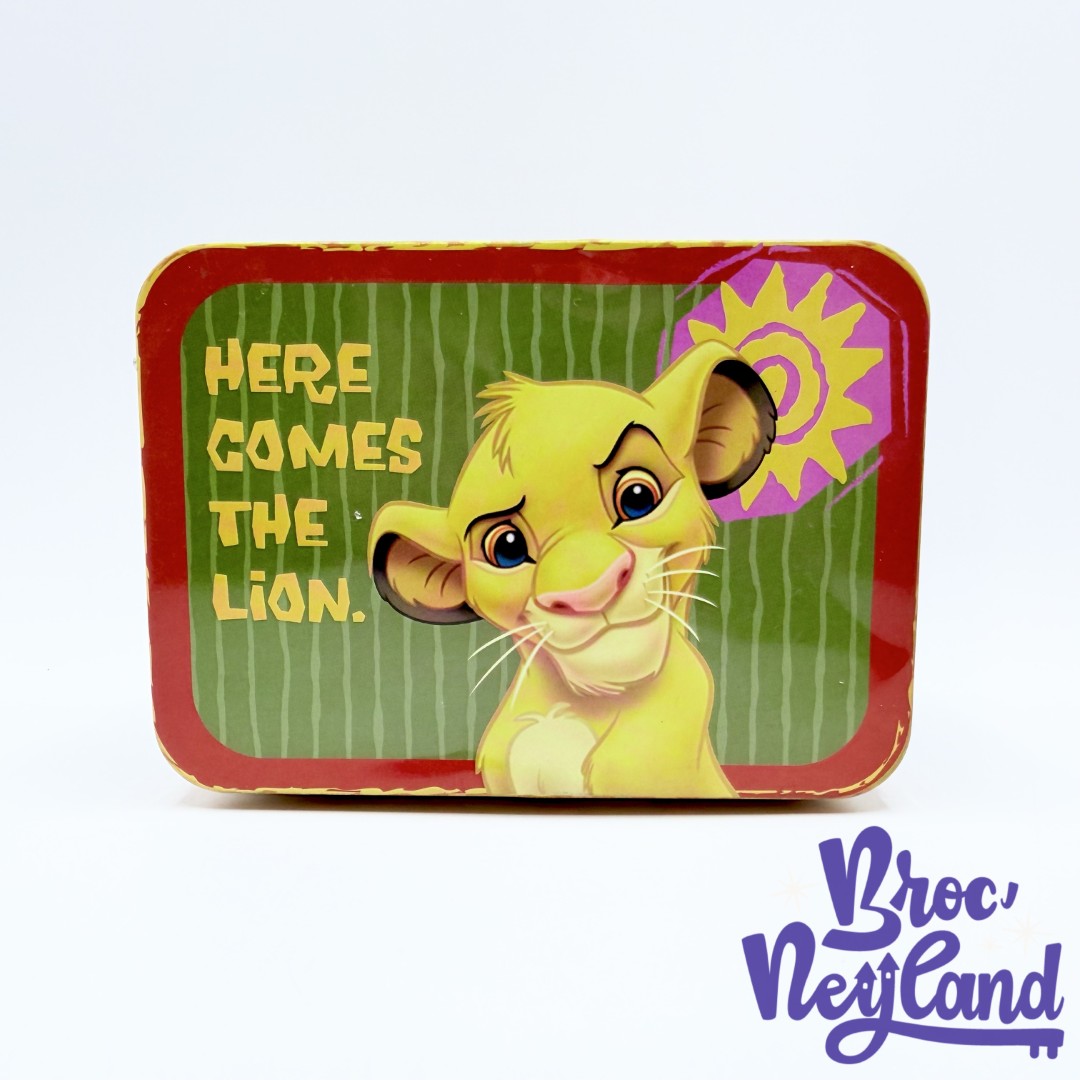 Boite-à-musique-Le-Roi-Lion-disney-Jacobsens-Bakery-métal-biscuits-vintage (1)