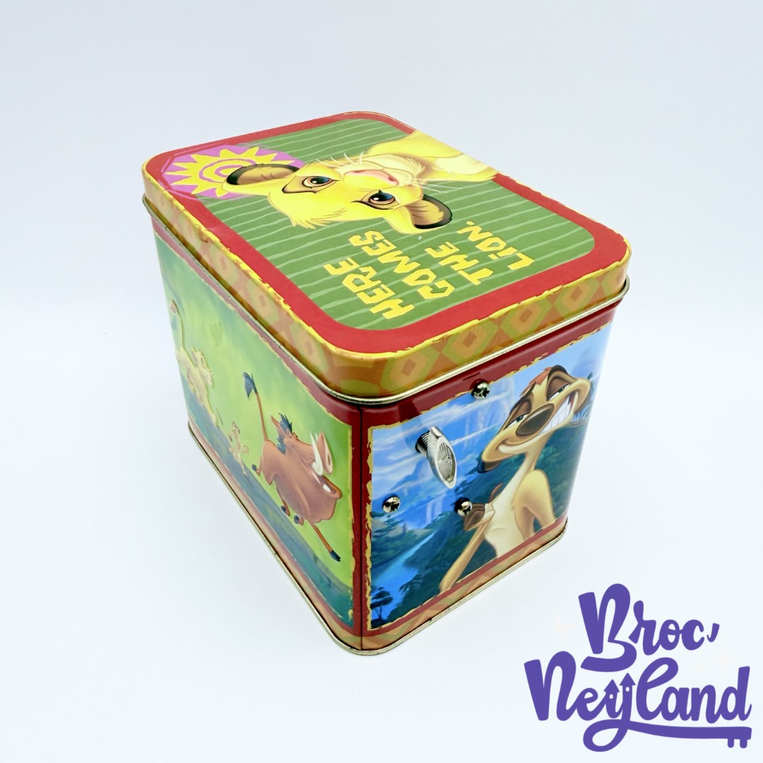 Boite-à-musique-Le-Roi-Lion-disney-Jacobsens-Bakery-métal-biscuits-vintage (4)