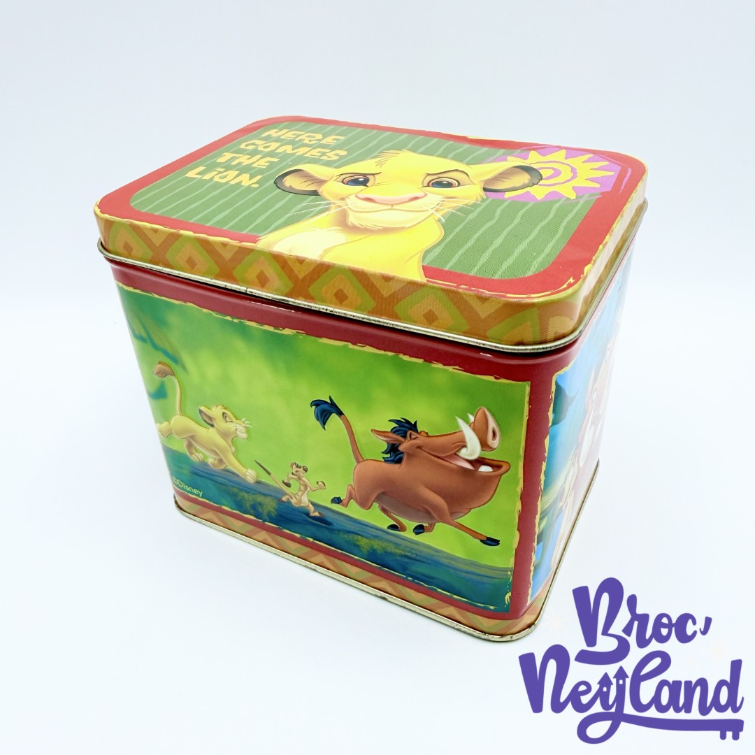Boite-à-musique-Le-Roi-Lion-disney-Jacobsens-Bakery-métal-biscuits-vintage (2)