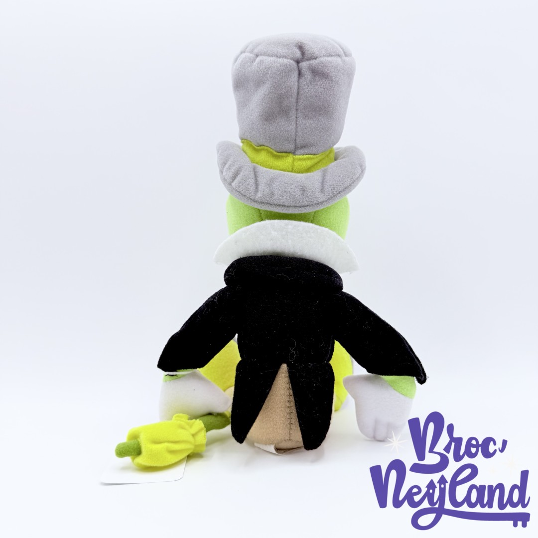 Peluche-Jiminy-Cricket-Pinocchio-Euro-Disney-Disneyland-criquet-vert-parapluie-vintage-28-cm (4)